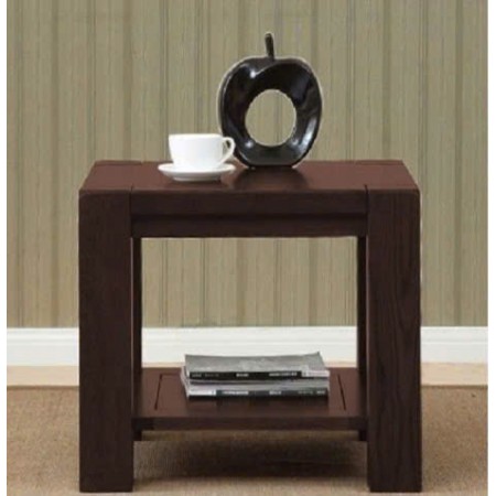 ChunKy Walnut : Đôn Góc Trang Trí Gỗ Sồi - 2 Tầng
